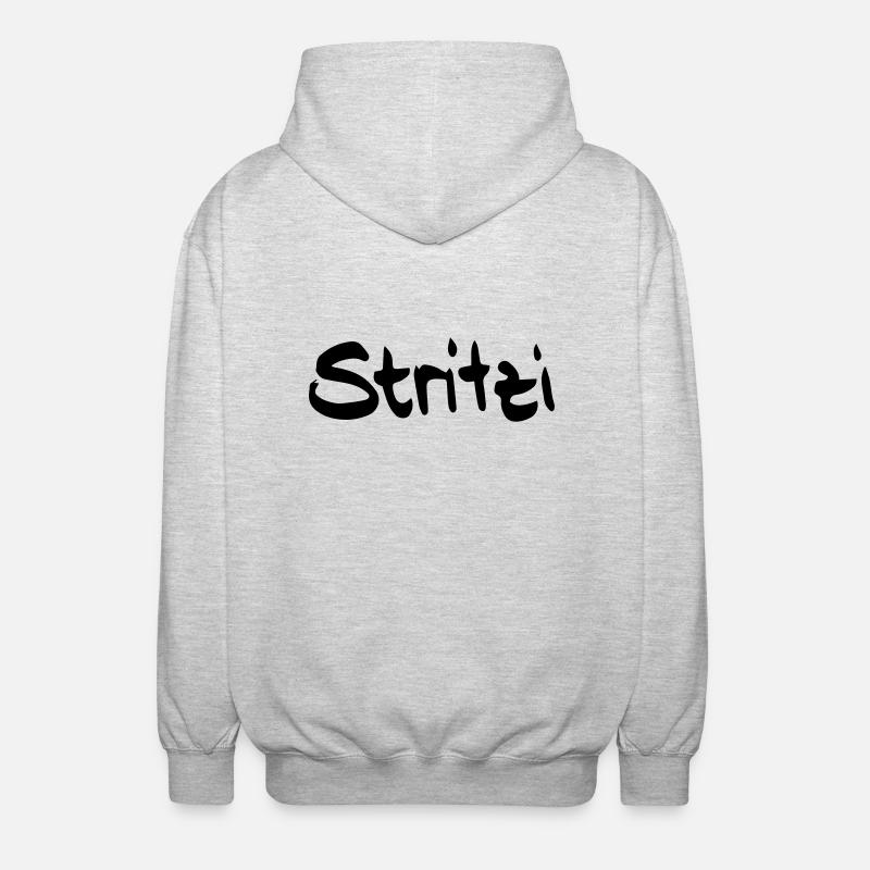 Stritzi - Unisex Kapuzenjacke - Hellgrau meliert