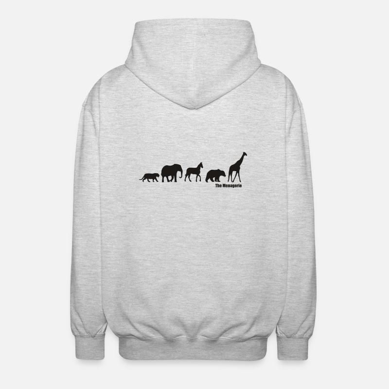 Karavane - Unisex Kapuzenjacke - Hellgrau meliert