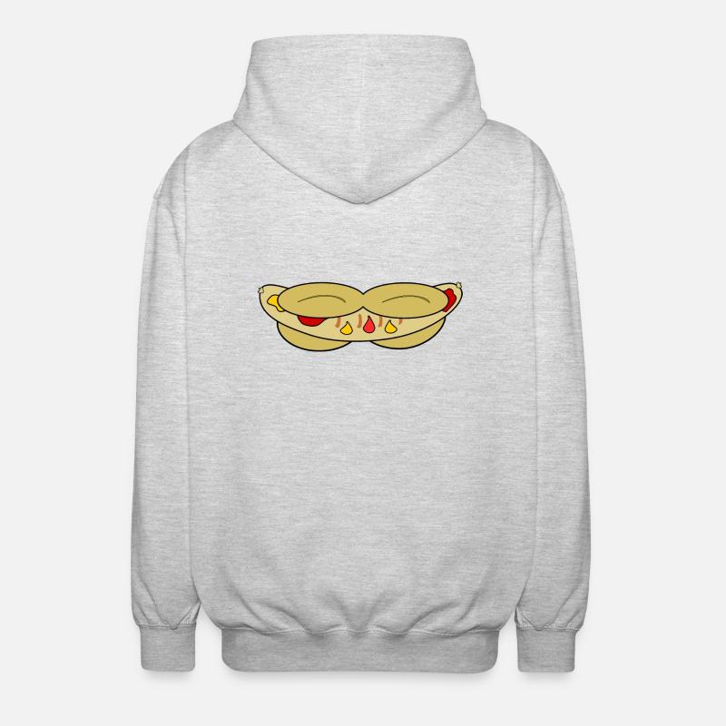 Bratwurst - Veste à capuche unisexe - gris clair chiné