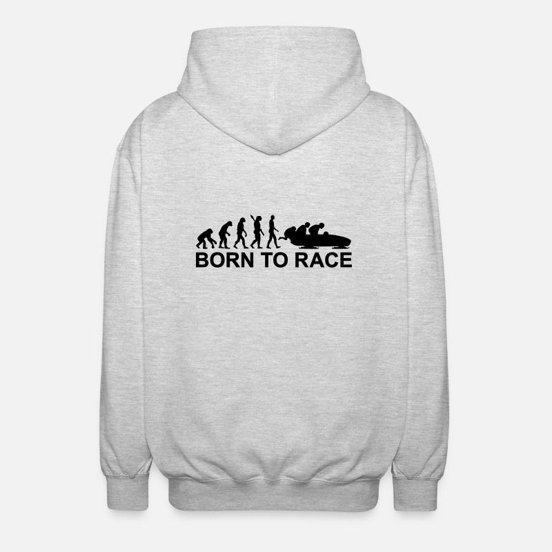 Evolution Bobsleigh - Unisex Hooded Jacket - light heather grey