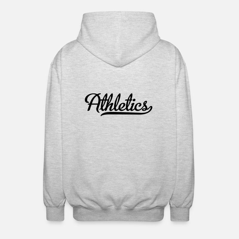 Athletics - Unisex Kapuzenjacke - Hellgrau meliert