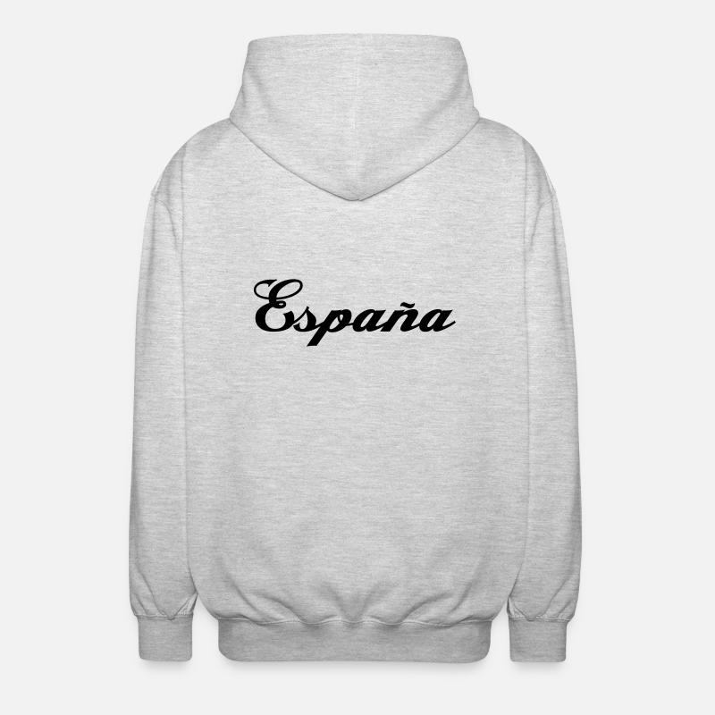 España Spanien - Unisex Kapuzenjacke - Hellgrau meliert