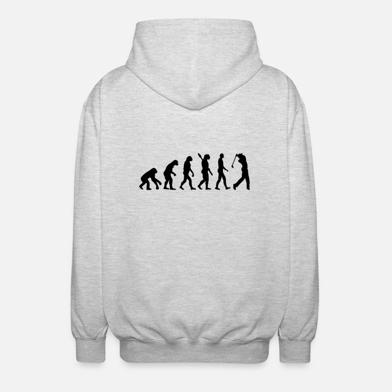 Evolution Golf - Unisex Hooded Jacket - light heather grey
