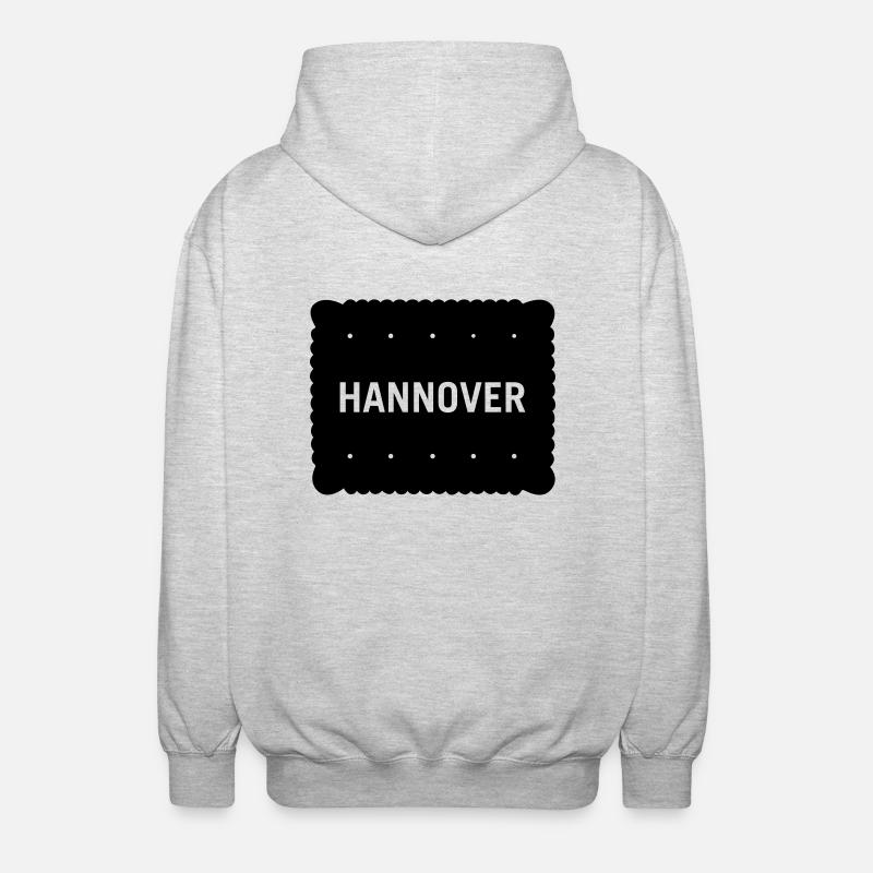 Hannover Kekse - Unisex Kapuzenjacke - Hellgrau meliert
