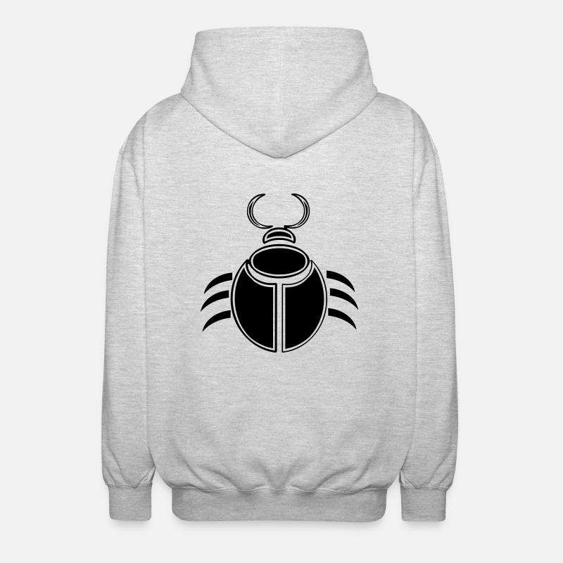 scarabaeus - Unisex Kapuzenjacke - Hellgrau meliert
