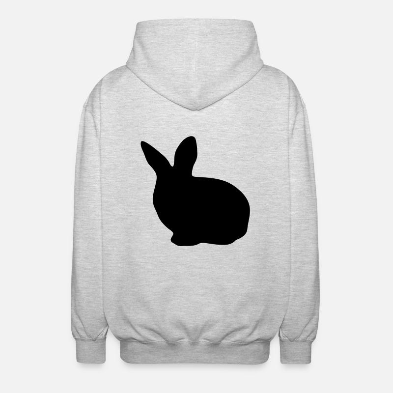 lapin - Unisex Kapuzenjacke - Hellgrau meliert