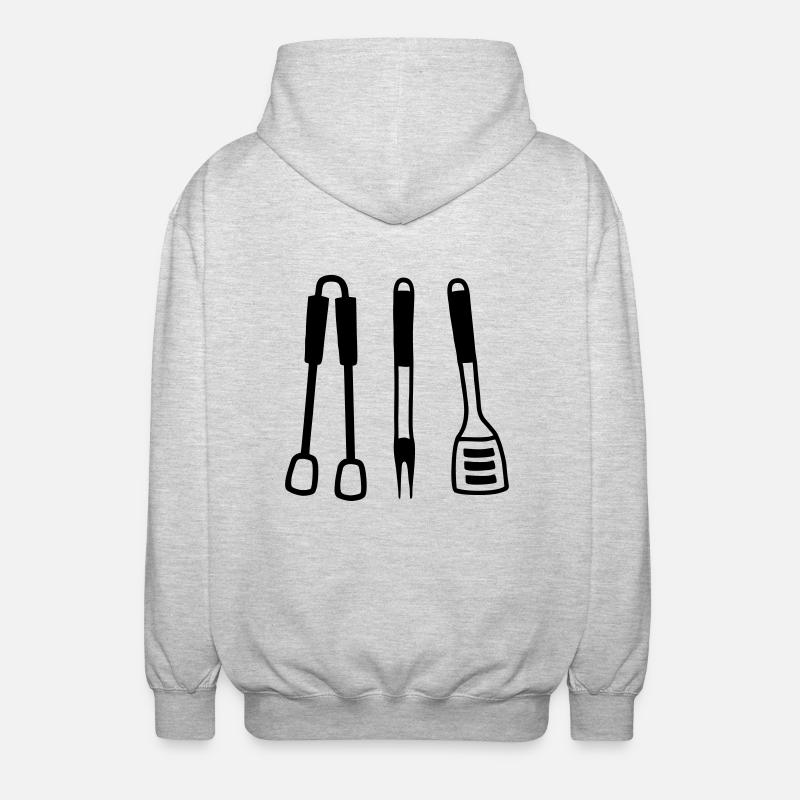 Grill Tools - Unisex Hooded Jacket - light heather grey