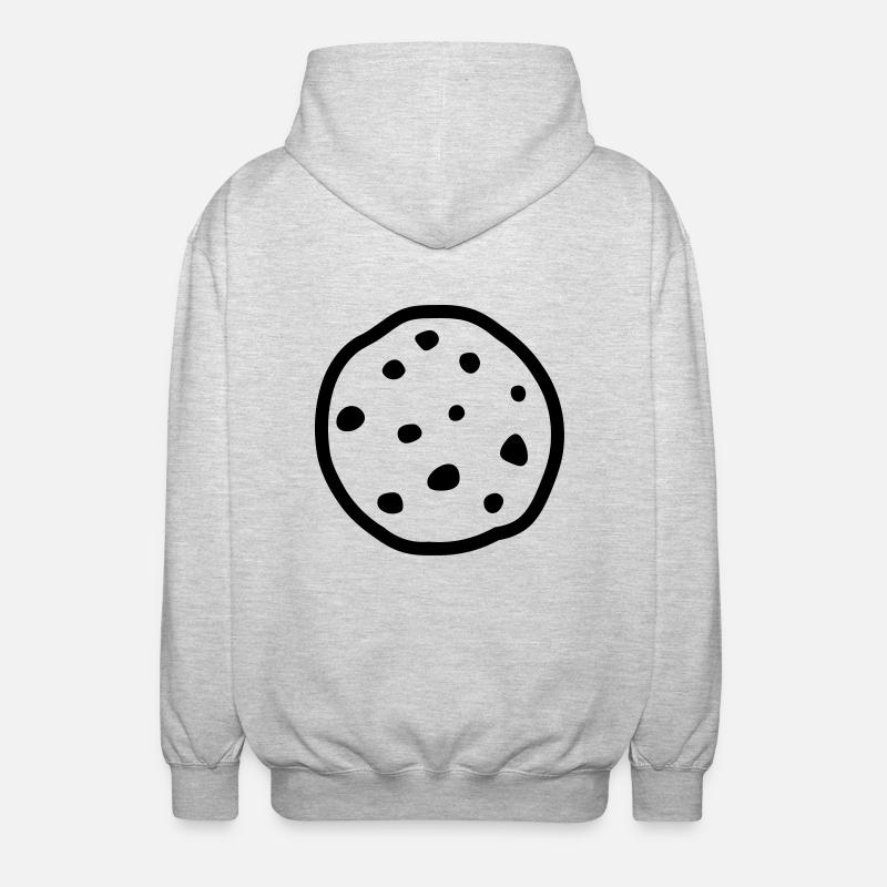 Keks - Unisex Kapuzenjacke - Hellgrau meliert