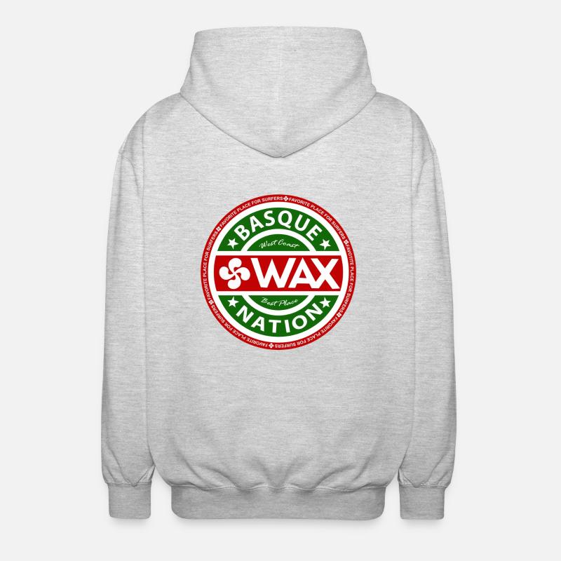 Basque Wax 2 - Veste à capuche unisexe - gris clair chiné