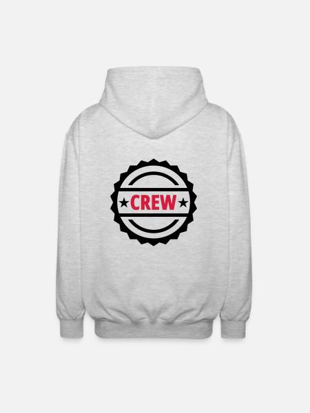 Crew - Unisex Hooded Jacket - light heather grey