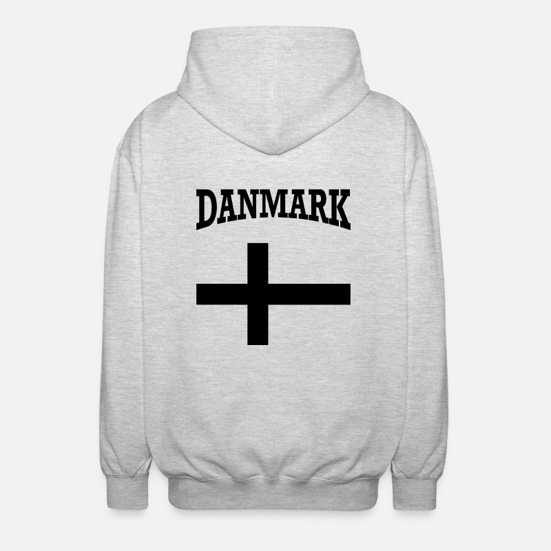 Danmark - Veste à capuche unisexe - gris clair chiné