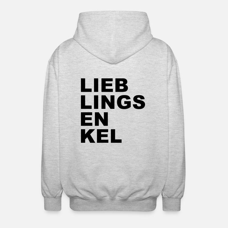 Lieblingsenkel - Unisex Kapuzenjacke - Hellgrau meliert