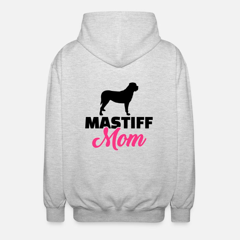 Mastiff - Unisex Kapuzenjacke - Hellgrau meliert