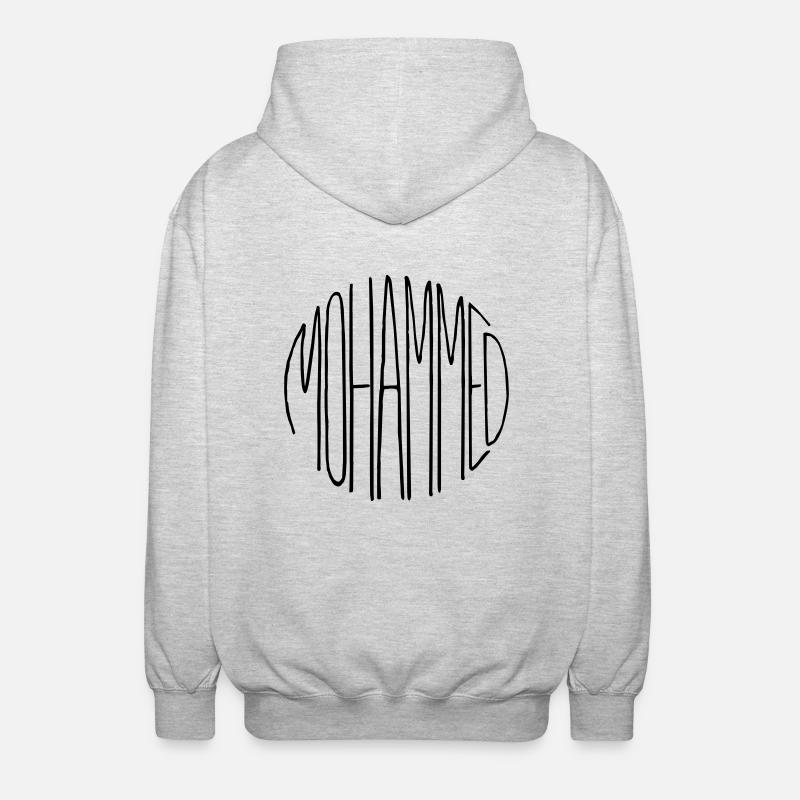 Mohammed - Unisex Hooded Jacket - light heather grey