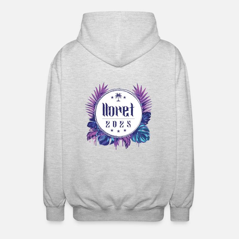 Lloret de Mar 2025 - Unisex Hooded Jacket - light heather grey