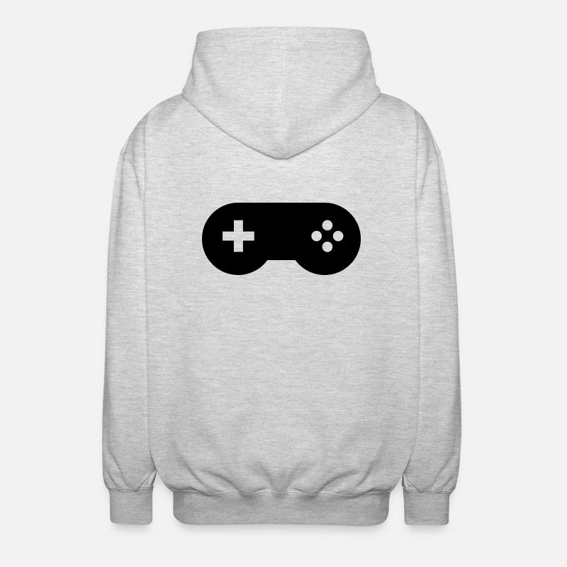 Controller 2 - Unisex Kapuzenjacke - Hellgrau meliert