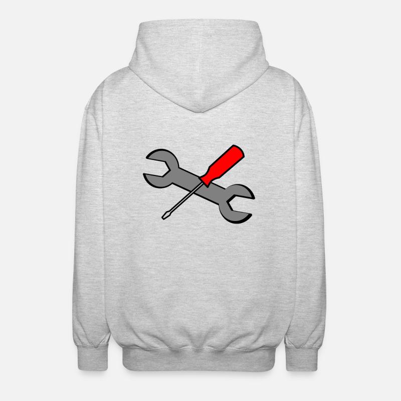 Tools - Unisex Hooded Jacket - light heather grey