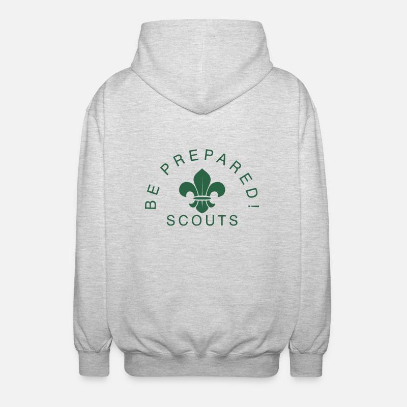 Scout, Scout, Wolfling, Rover, Gift - Unisex Hooded Jacket - light heather grey