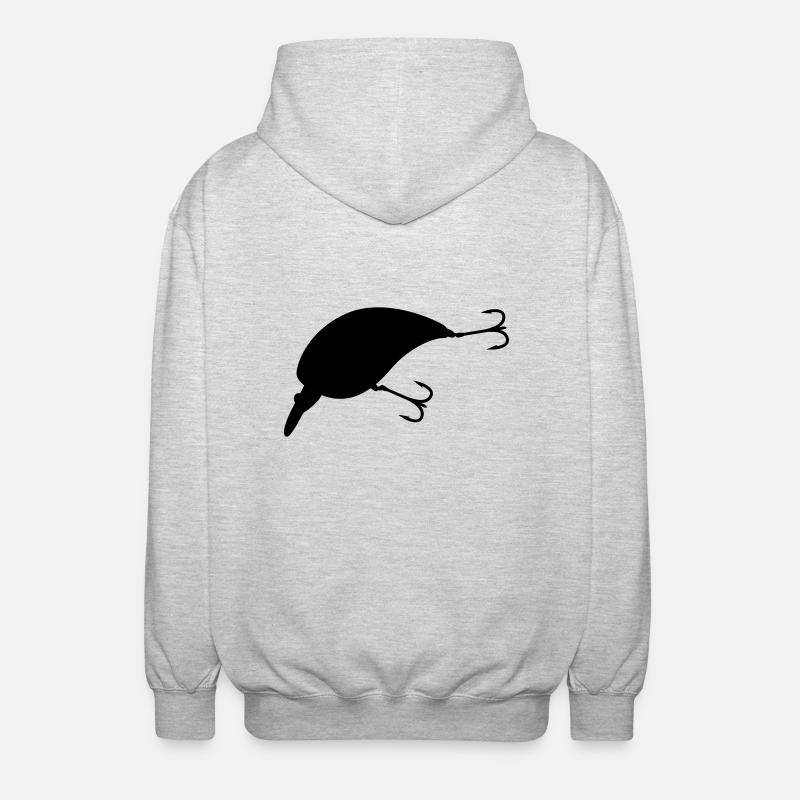 CRANKBAIT - Unisex Kapuzenjacke - Hellgrau meliert