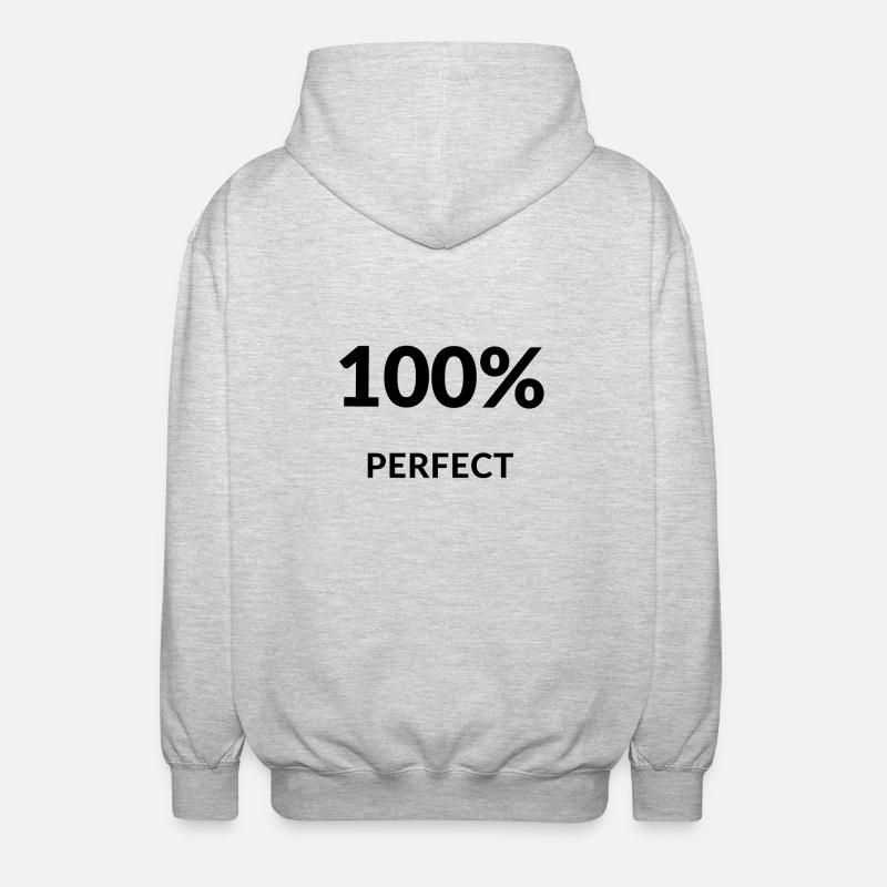 100 pour cent - Veste à capuche unisexe - gris clair chiné