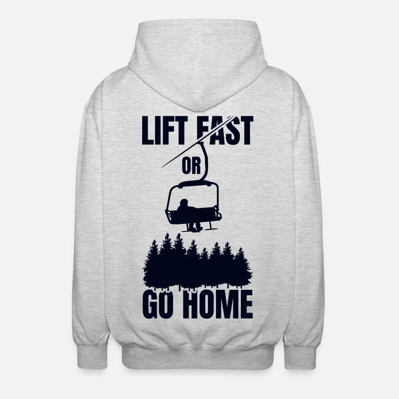 Devis de snowboard - Veste à capuche unisexe - gris clair chiné