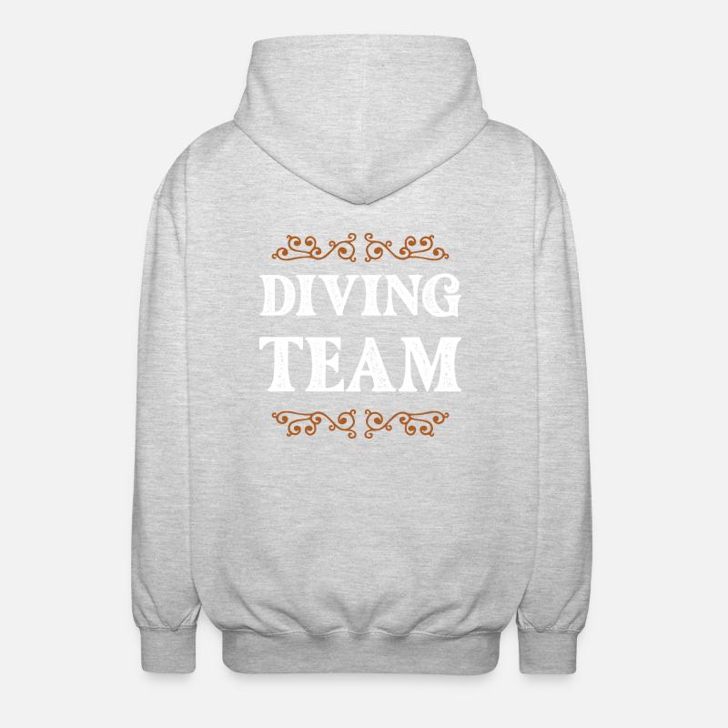 Équipage de plongée - Veste à capuche unisexe - gris clair chiné