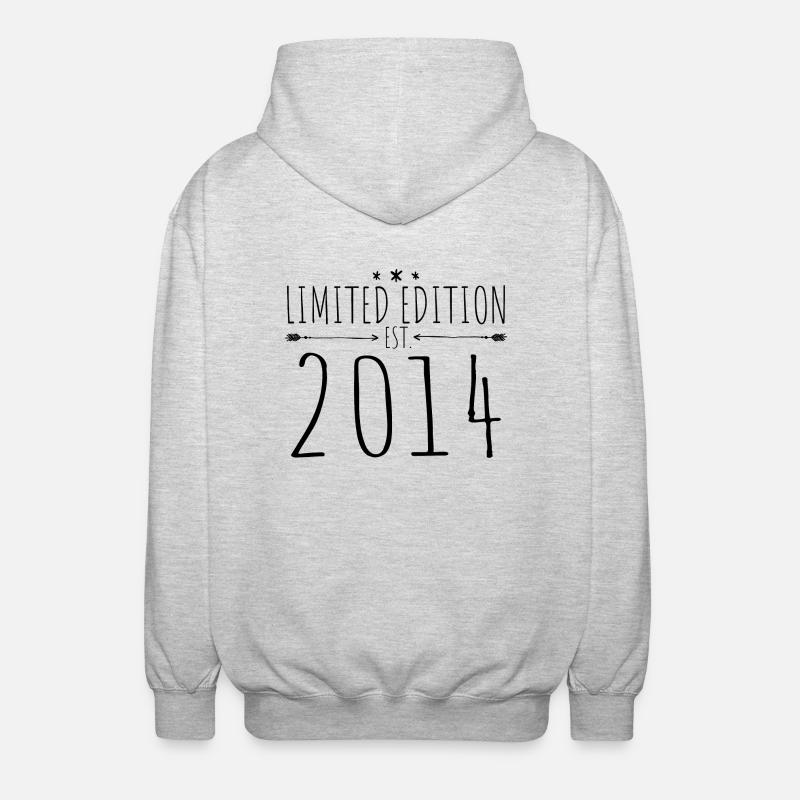 LE est 2014 - Unisex Kapuzenjacke - Hellgrau meliert
