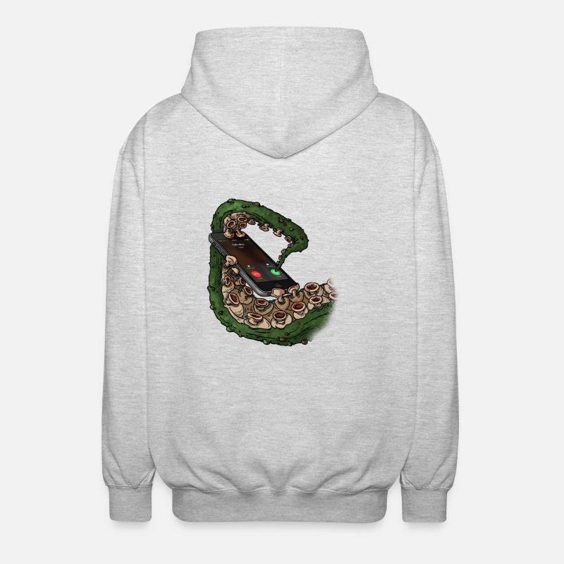 Cthulhu-Call - Unisex Kapuzenjacke - Hellgrau meliert