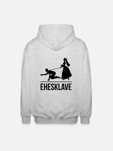 Ehesklave - Unisex Kapuzenjacke - Hellgrau meliert