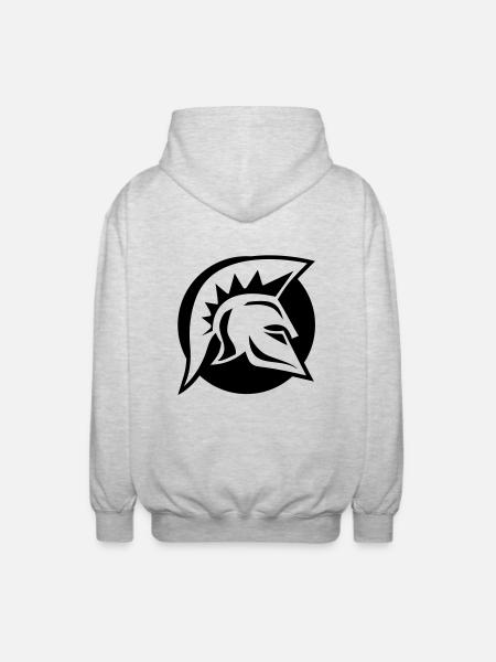 sparta - Unisex Hooded Jacket - light heather grey