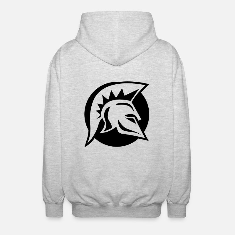 sparta - Unisex Kapuzenjacke - Hellgrau meliert