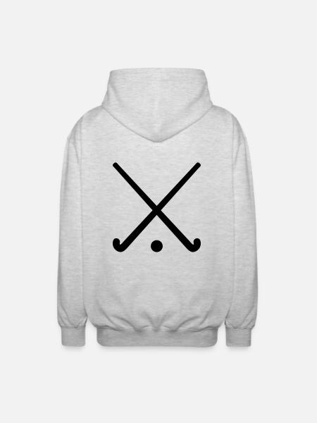 Field hockey - Unisex Hooded Jacket - light heather grey