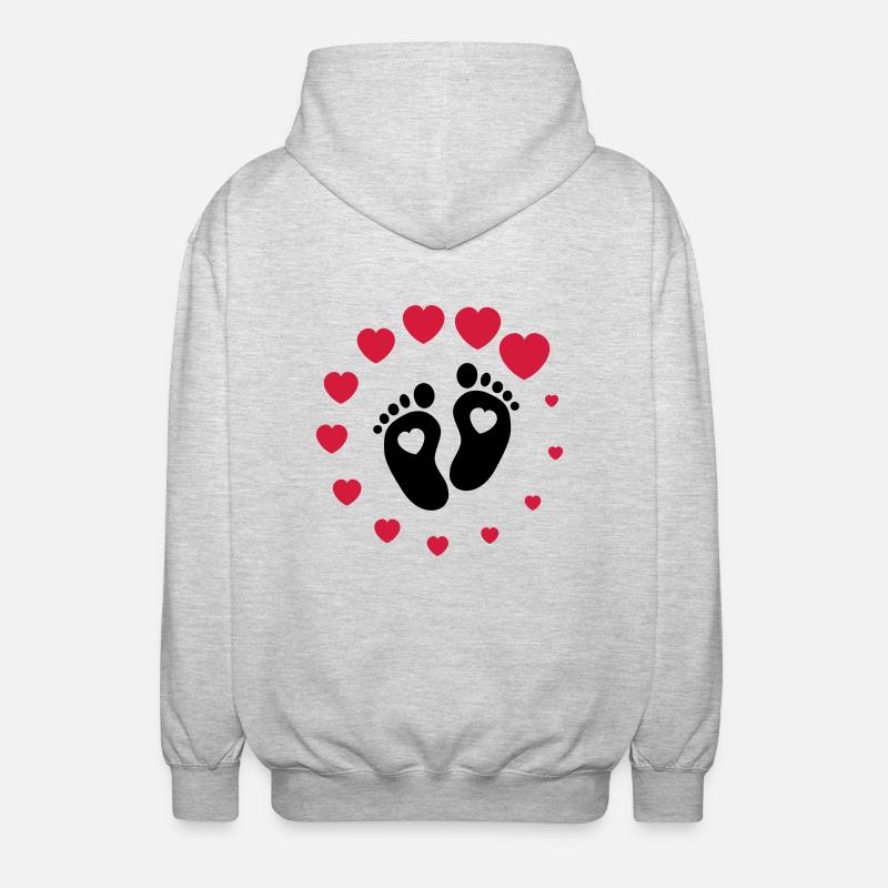 Baby loading - Veste à capuche unisexe - gris clair chiné