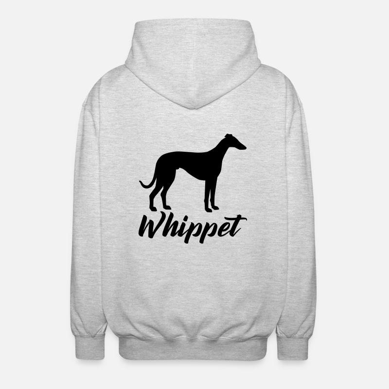 Whippet - Veste à capuche unisexe - gris clair chiné