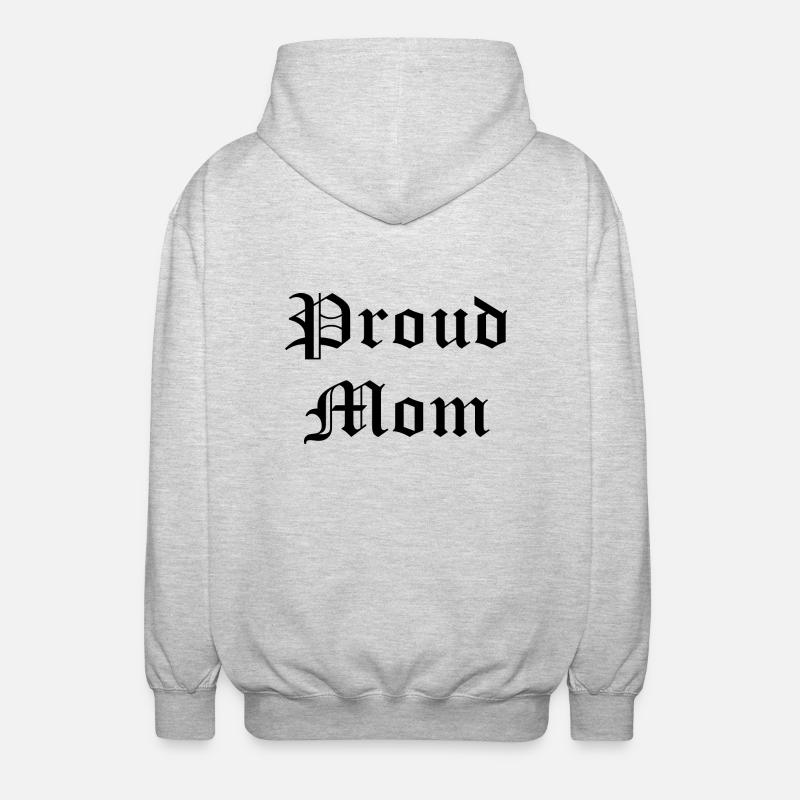 mère Mama - Veste à capuche unisexe - gris clair chiné