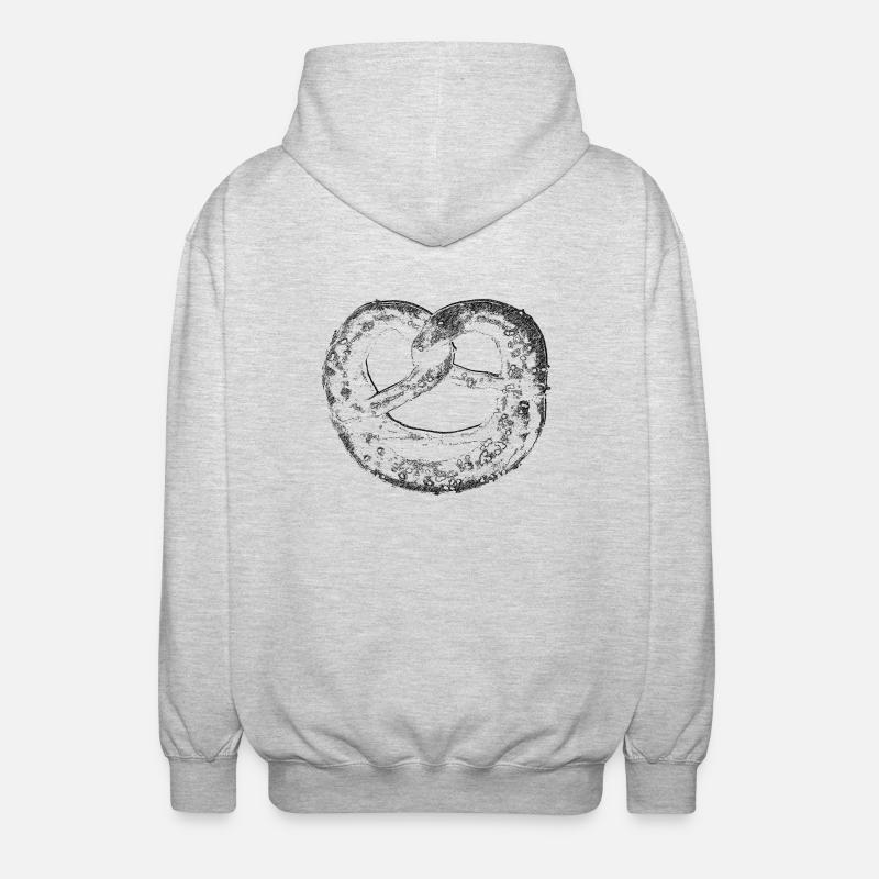 breze - Unisex Kapuzenjacke - Hellgrau meliert