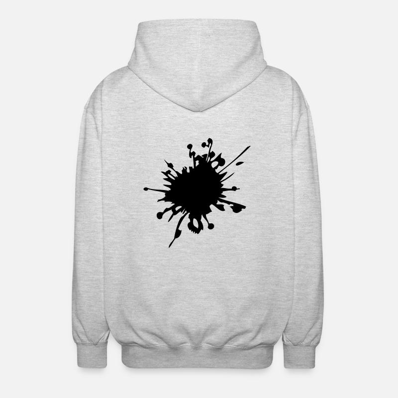 splash - Unisex Kapuzenjacke - Hellgrau meliert