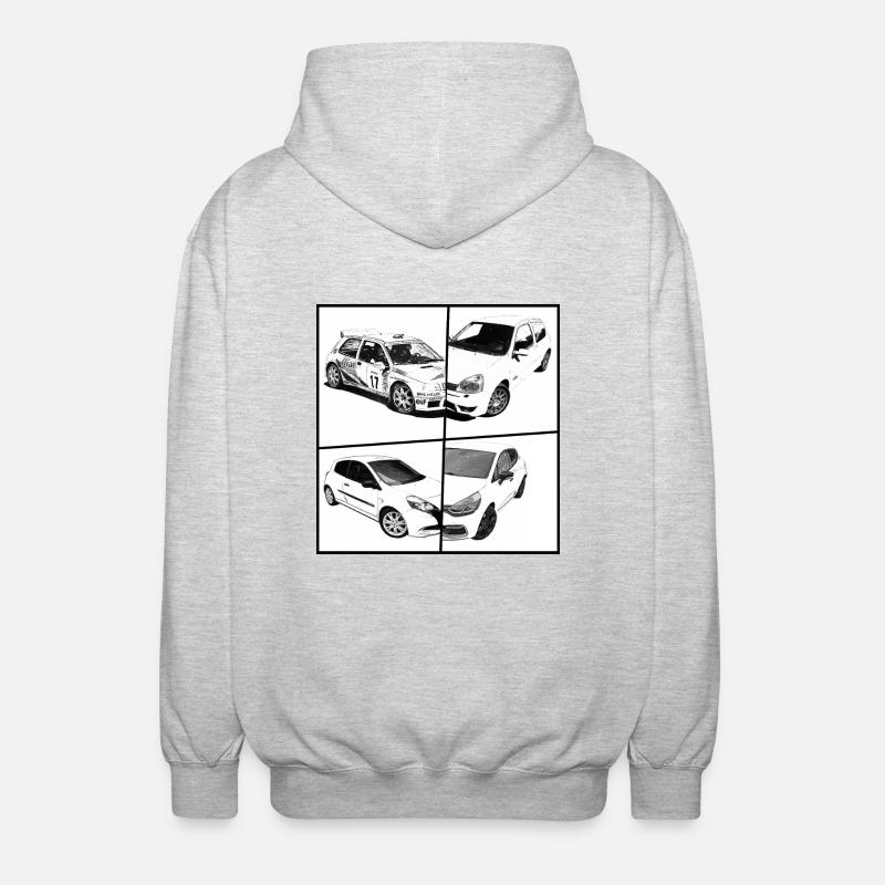 RS Generation - Veste à capuche unisexe - gris clair chiné