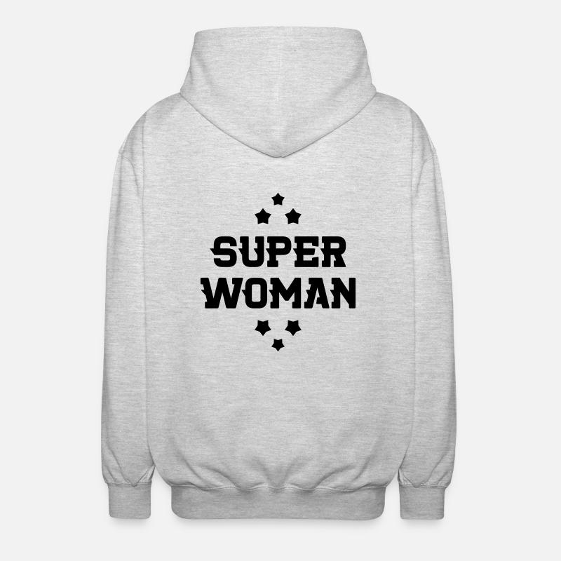 fille / fée / princesse / bébé - Veste à capuche unisexe - gris clair chiné