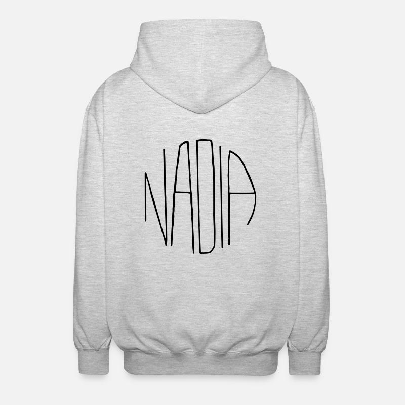 Nadia - Veste à capuche unisexe - gris clair chiné