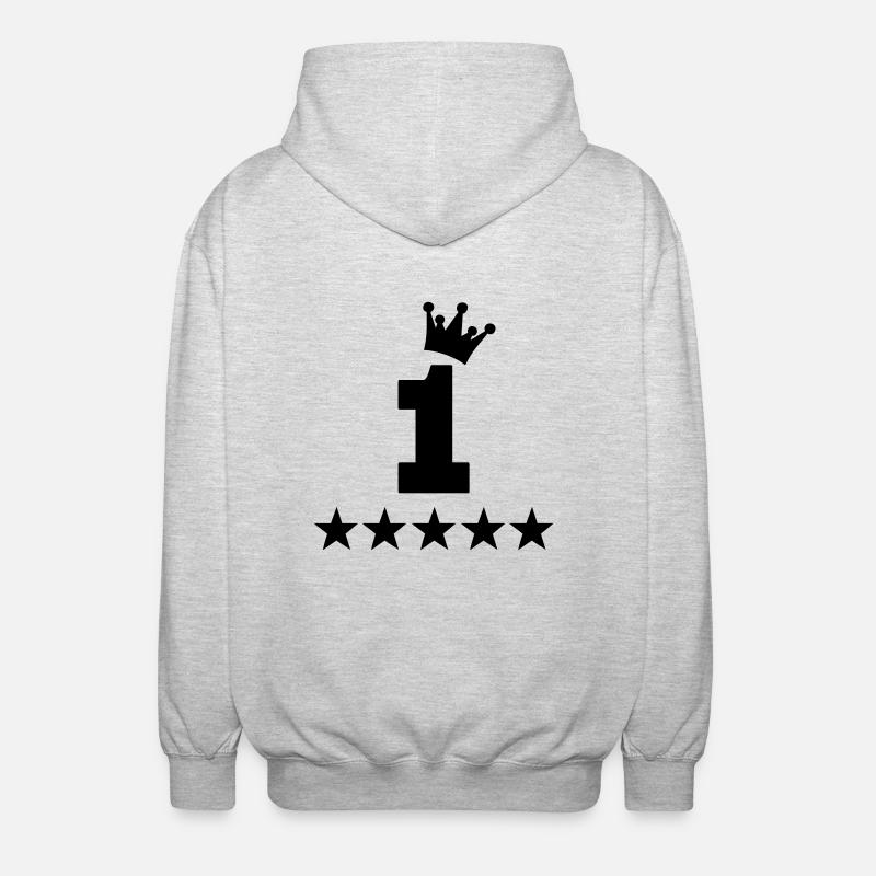 # 1 - Unisex Hooded Jacket - light heather grey