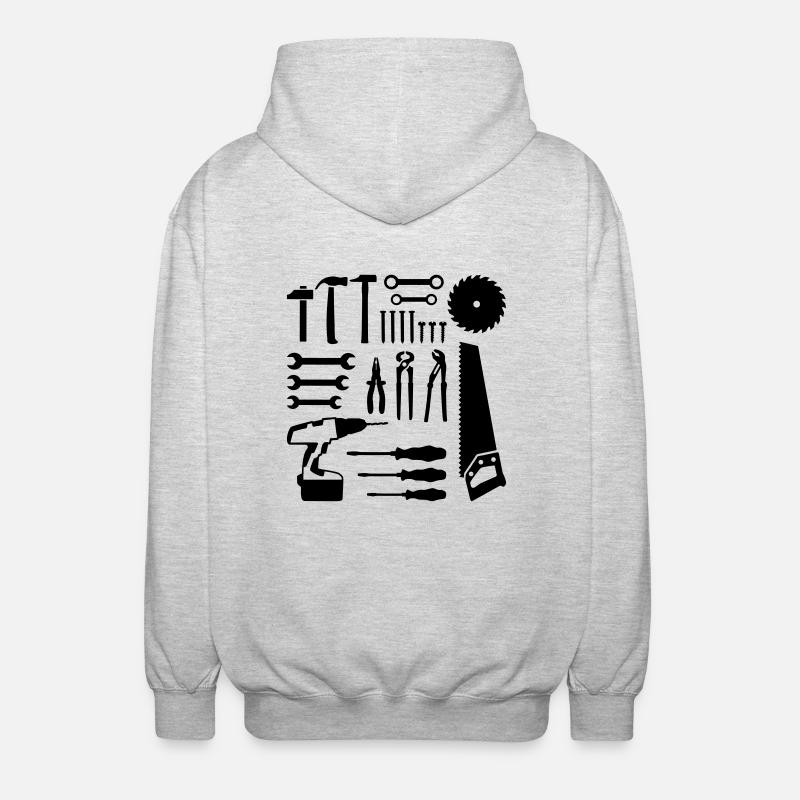 Tools - Unisex Hooded Jacket - light heather grey