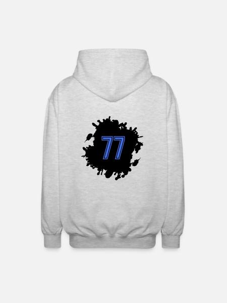 Spot 77 - Unisex Hooded Jacket - light heather grey