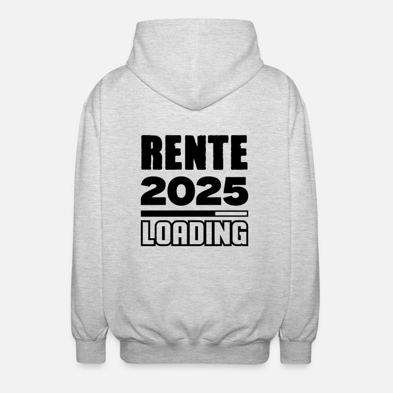Pension Loading 2025 - Veste à capuche unisexe - gris clair chiné