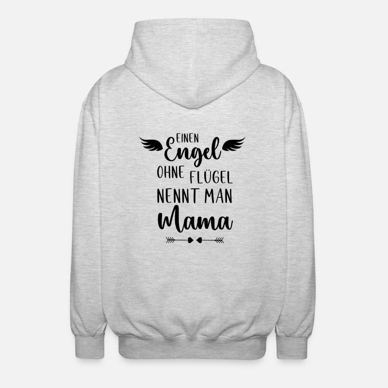 Ein Engel ohne Flügel - Unisex Kapuzenjacke - Hellgrau meliert