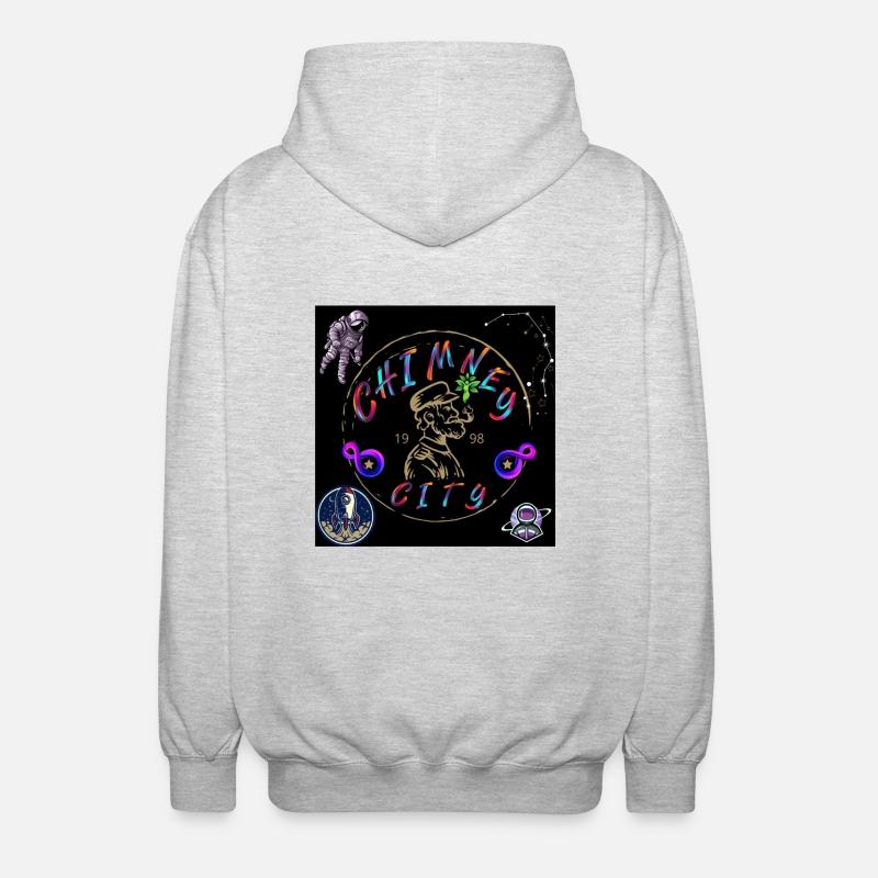 bb4e2fa9 7fb1 4c24 870c 7d94e5663e2a - Unisex Kapuzenjacke - Hellgrau meliert