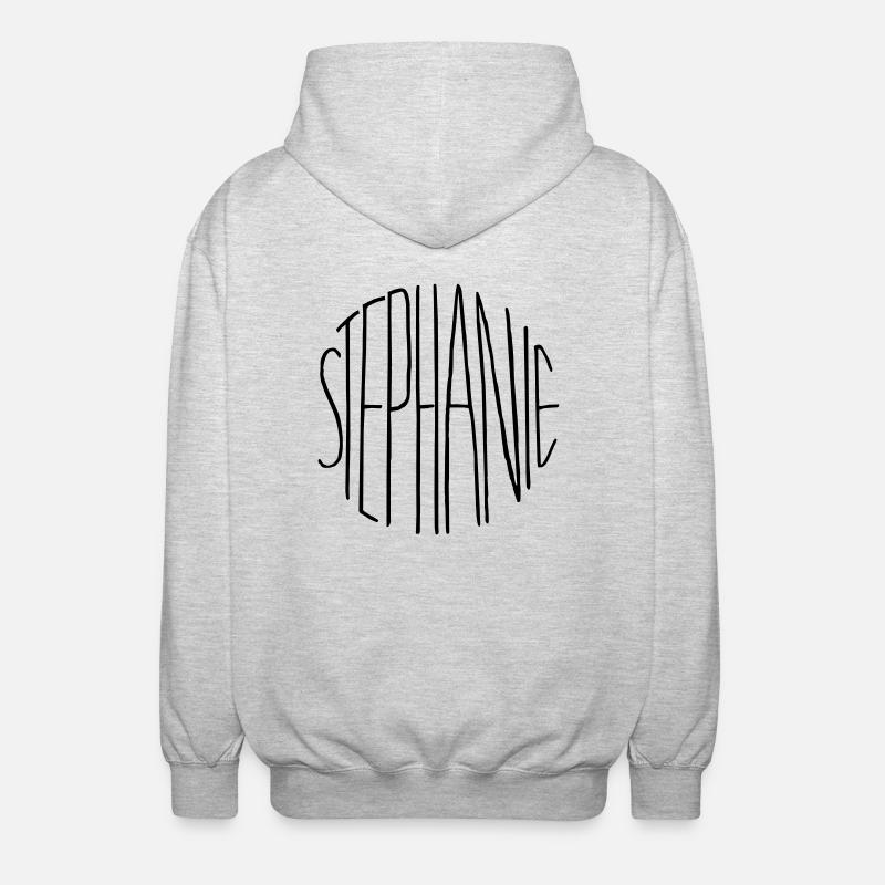 Stephanie - Unisex Hooded Jacket - light heather grey
