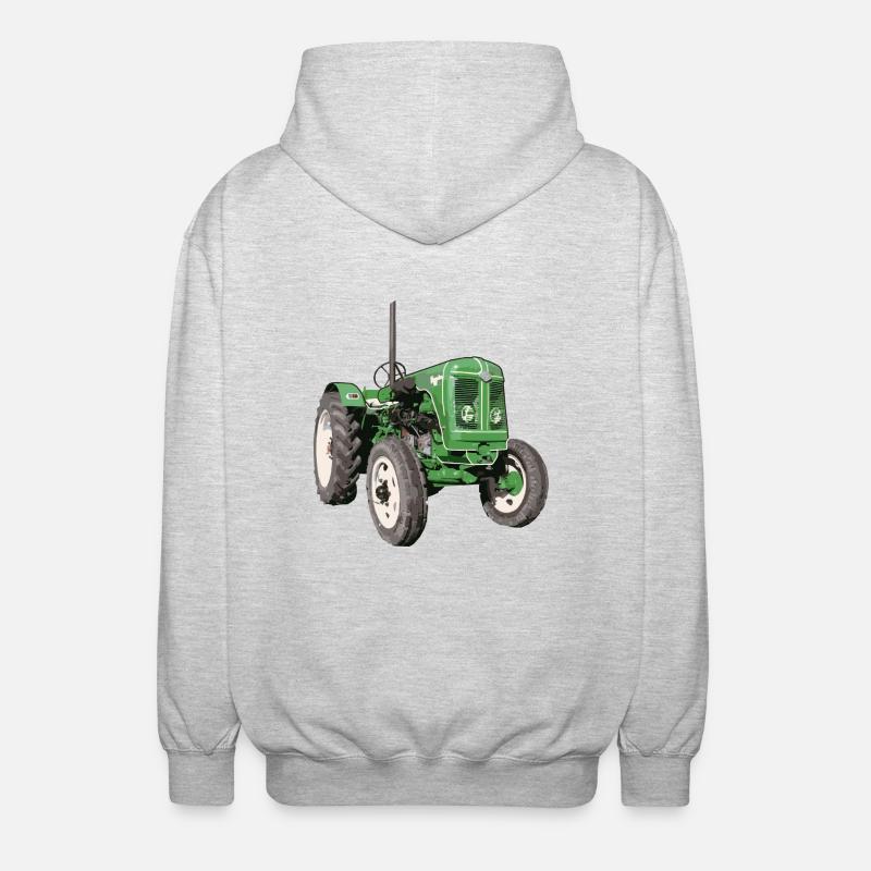 Traktor Famulus RS14 - Unisex Kapuzenjacke - Hellgrau meliert