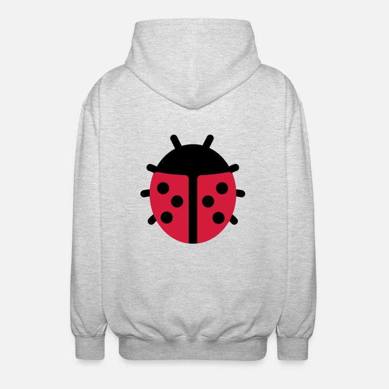 marienkaefer - Unisex Kapuzenjacke - Hellgrau meliert
