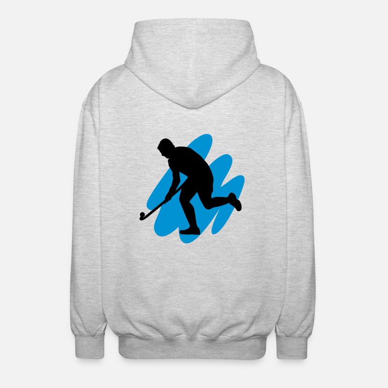 Hockey sur gazon Goes 3D - Veste à capuche unisexe - gris clair chiné